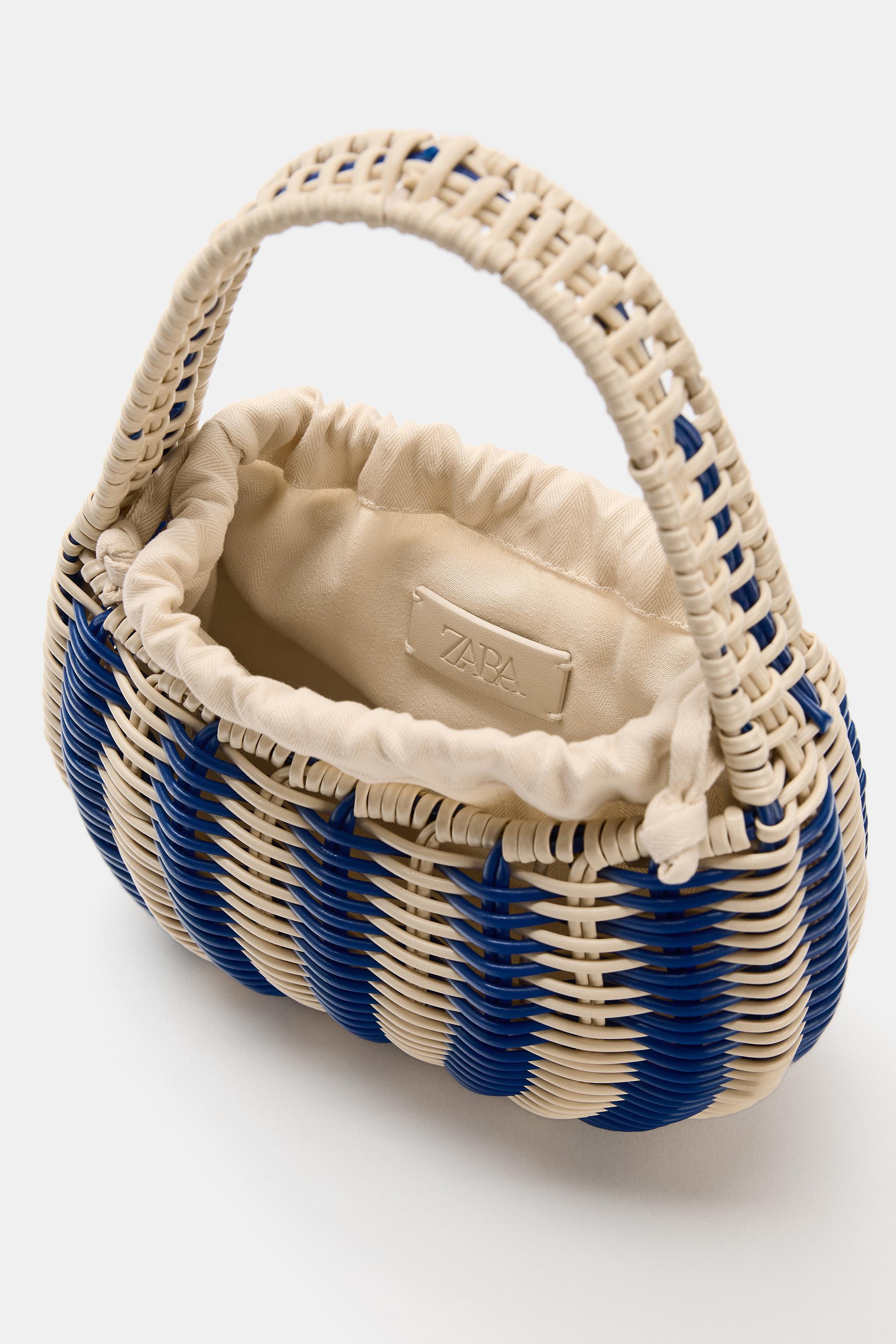 RIGID WOVEN HANDBAG